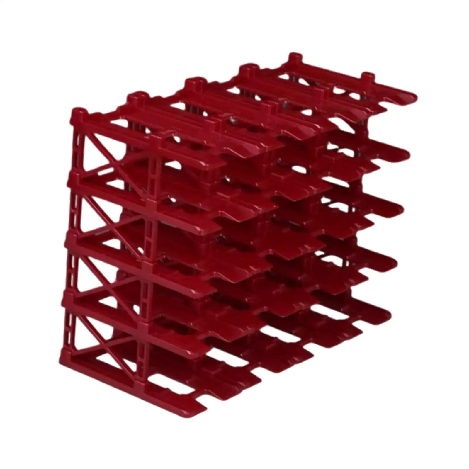 

Модульный витринный шкаф для моделей автомобилей 1/64, реалистичный гараж-органайзер, стеллаж для хранения моделей автомобилей на 20 мест, для макетов железнодорожных станций