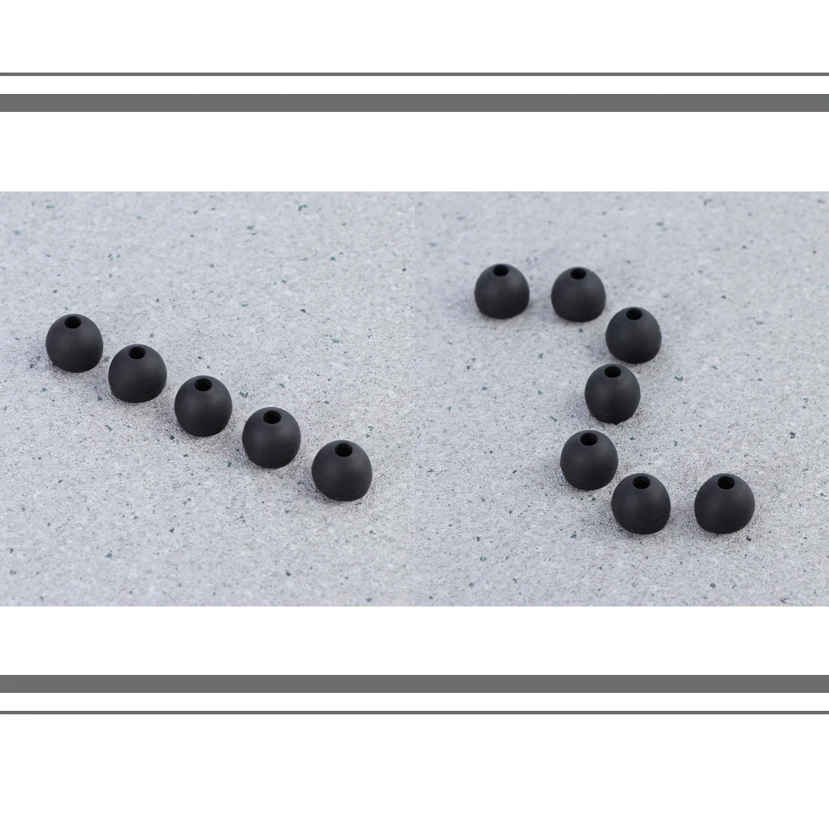 

10Pcs Soft Silicone Earphone Tips 13Mm for in-Ear Buds Comfortable Secure Fit Reusable Earbud Covers Sound Isolation