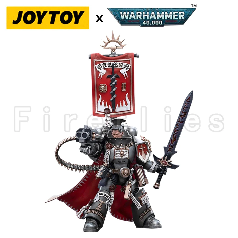 1/18 JOYTOY Action Figure 40K Grey Knight Castellan Crowe Anime Model Toy Free Shipping