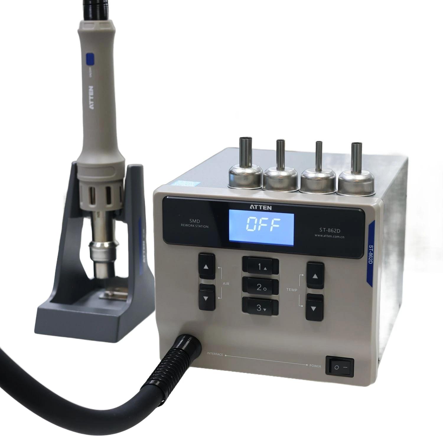 ST-862D Intelligent Constant Temp Hot Air Rework Station No Debugging Electronic Factory Repair Shop Batch Desoldering Operation