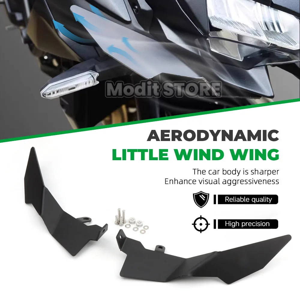 For Kawasaki ZH2 2020-2025 2026 Motorcycle Side Winglet ZH2 Front