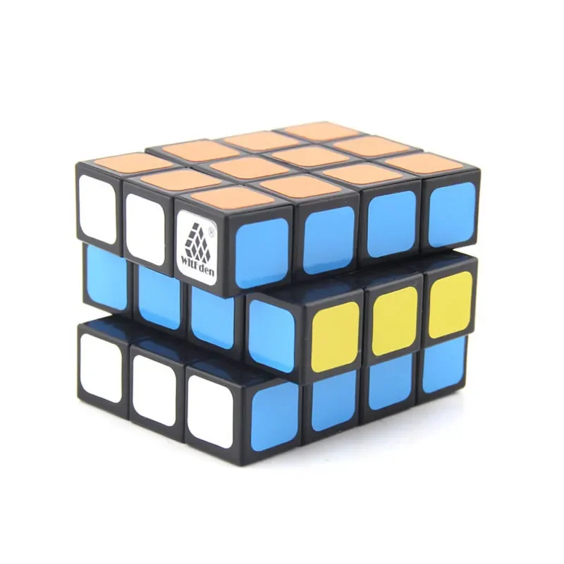 WitEden – Cube magique Cube 3x3x4 1C 334, vitesse professionnelle, Neo Cube Puzzle, Transparent, jouets Antistress