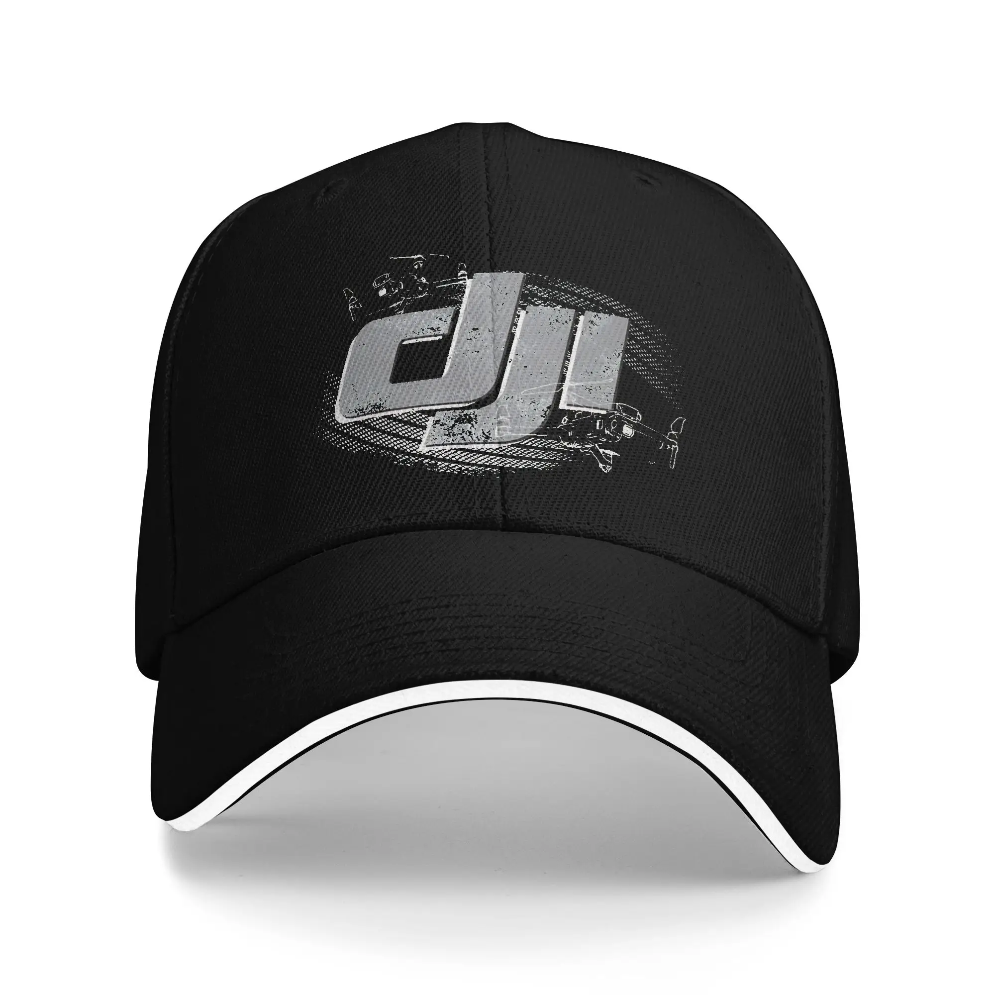 D-djis Drone Sun Baseball Cap  Spring Design Print Trucker Hat For Couple Women Outdoor Gym Snapback Cap