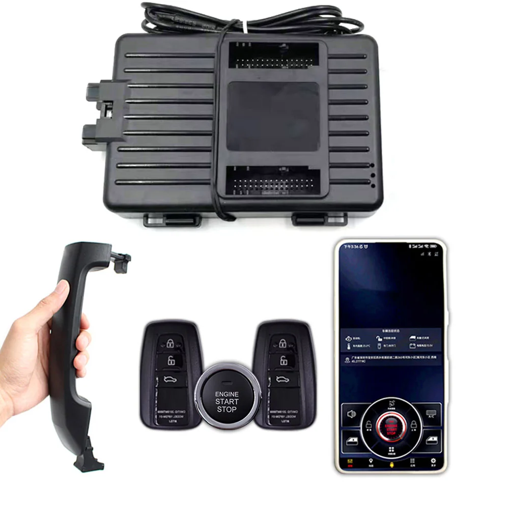 For Toyota Tundra Sequoia FJ CRUISER Engine Remote Start Stop Push to Starter Keyless Go System Module Car Accessories Product