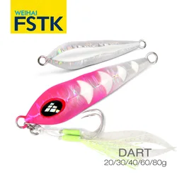 FSTK – appât artificiel en métal pour la pêche en mer, leurre pour attraper des poissons tels que les mérous, Slow pitch, Jig, killer