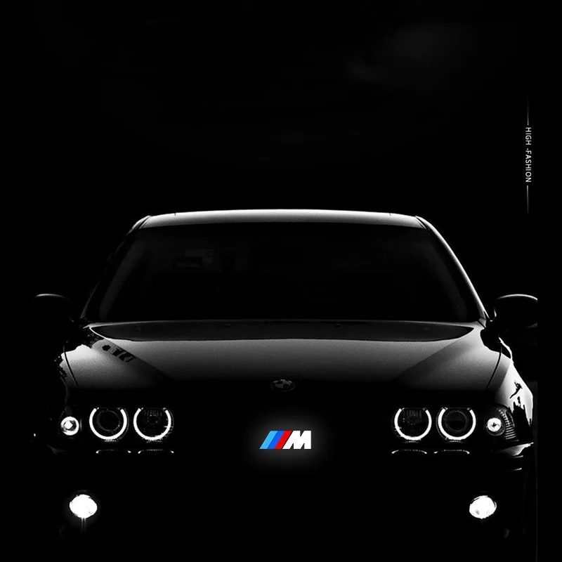 تصفيف السيارة السيارات أضواء الشبكة الأمامية مصباح لتهيئة الجو لسيارات BMW M شعار E46 E39 E90 E91 E60 E36 E92 E30 E34 E70 ضبط الملحقات