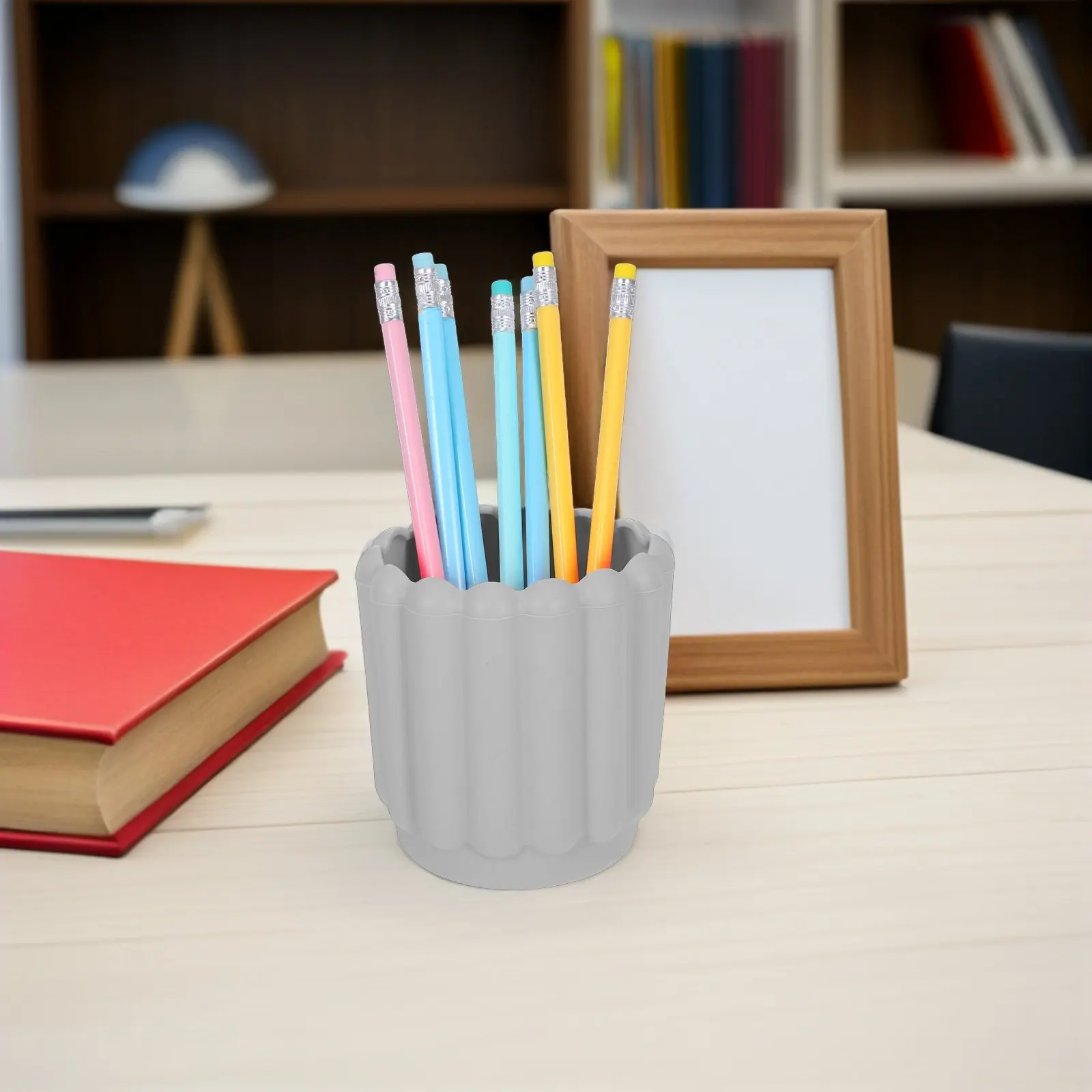 

Силиконовый держатель для ручек, настольный органайзер, современный минималистичный стакан для карандашей, для офиса, дома, школы, хранения канцелярских принадлежностей, кистей для макияжа