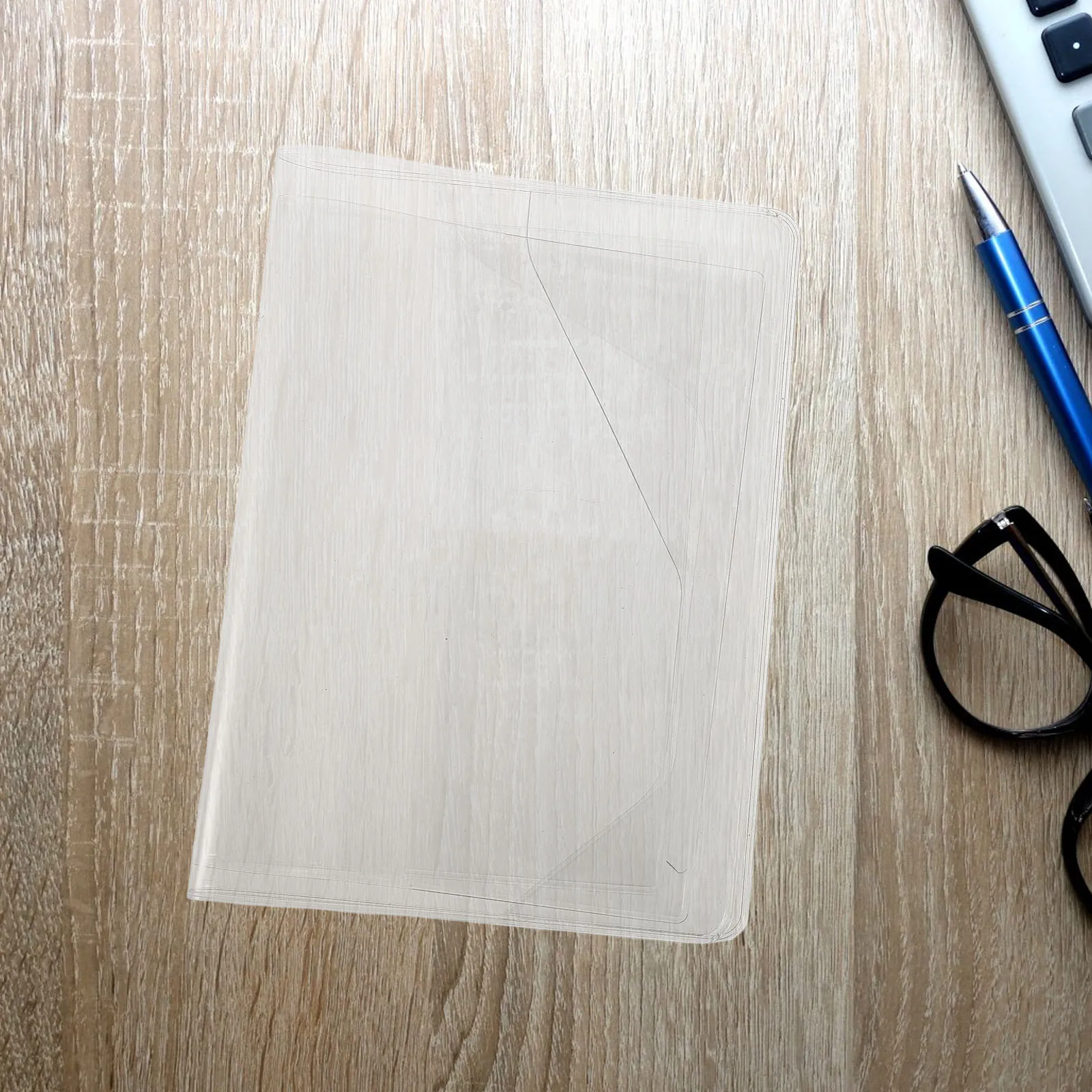 

1Set Transparent Notebook Cover A5 Waterproof Book Protector Sleeve for Students Office Use Clear Journal