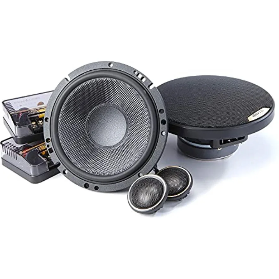 

XR-1701P 7 2-Way Component Speaker System for car audio polypropylene cone black high sensitivity and wide frequency response