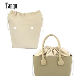 New Large Capacity Insert Inner bag for Big Mini Obag Classic Mini Drawstring Colorful Inner Microfiber Fabric for O Bag