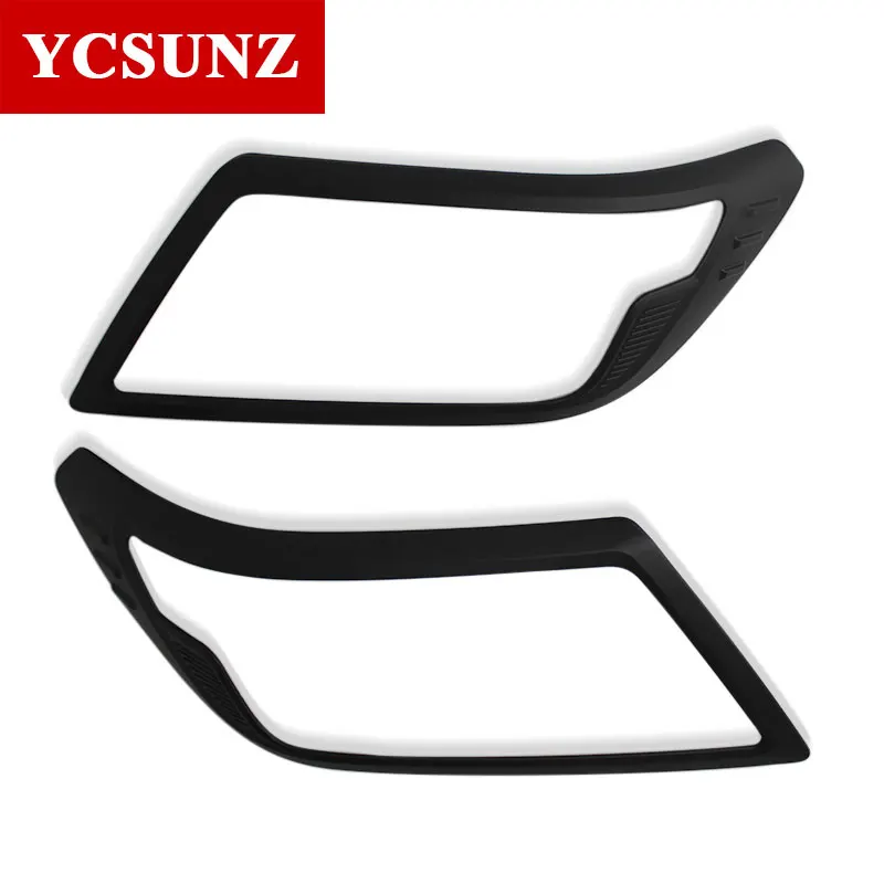 ABS Head Light Cover For Nissan Navara Np300 2021 2022 Front Lamp hood For Nissan Navara Frontier 2021 car Accessories