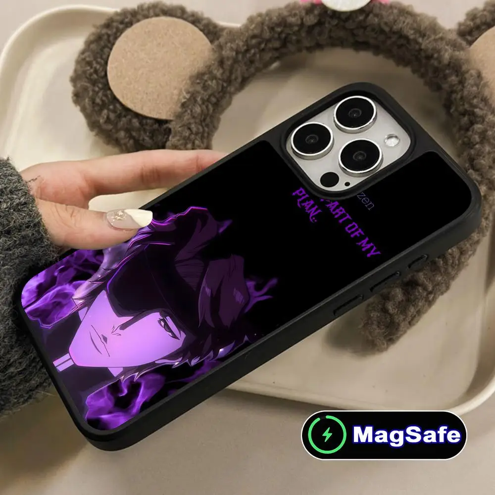 

Чехол для телефона Aizen Sosuke с матовой поверхностью и поддержкой MagSafe для iPhone 17, 16, 15, 14, 13, 12, 11 Air Pro Max Plus, цветной
