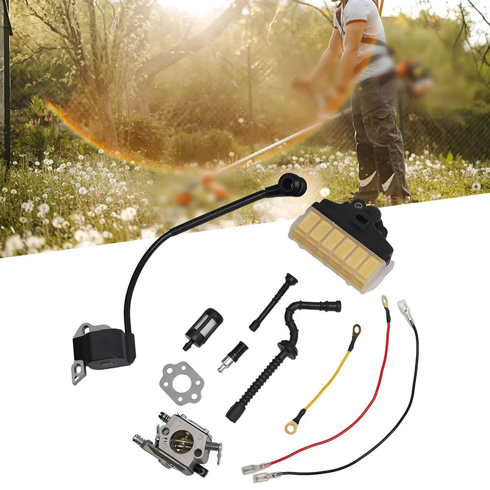 

Complete Chainsaw Maintenance Package Includes Carburetor Ignition Coil & Filters Designed for MS Models Efficiency