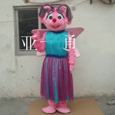 Disfraz de Mascota Abby Cadabby de Plaza Sésamo para Halloween, Navidad, Disfraz de Elmo, Disfraz de Personaje de Dibujos Animados