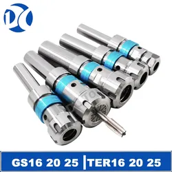 Telescopic Tap Chuck TER20 TER25 TER20 TER25 GS16 20 25 Floating Tap Chuck for CNC Lathe Tap Overload Protection Torque