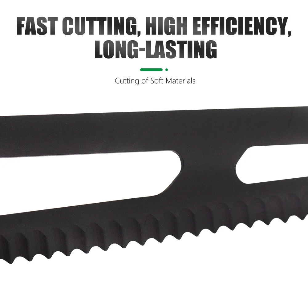 LAVIE 1pc 16 polegadas/400mm Lâminas de serra alternativas de aço de alto carbono HCS Sabre Saw para couro de carpete de borracha de papelão de poliestireno