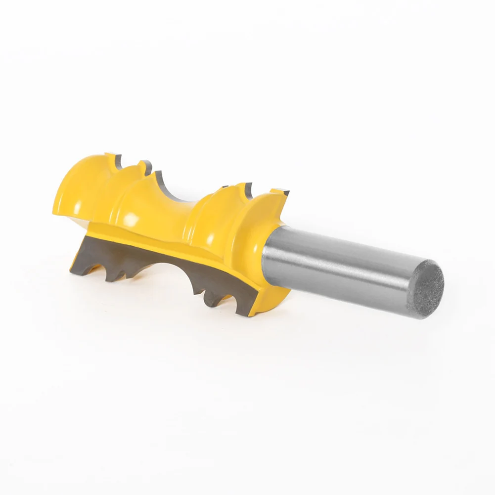 لقمة توجيه مقاس 12 بوصة لتاج قوالب قضبان الكرسي مع طحن خطي يوفر تخفيضات نظيفة على الخشب الناعم والخشب الصلب