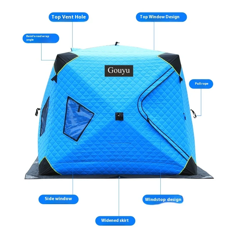 

Winter Ice Fishing Tent: Warm, Thickened & Easy to Use Winter Ice Fishing Tent: Warm, Thickened & Easy to Use