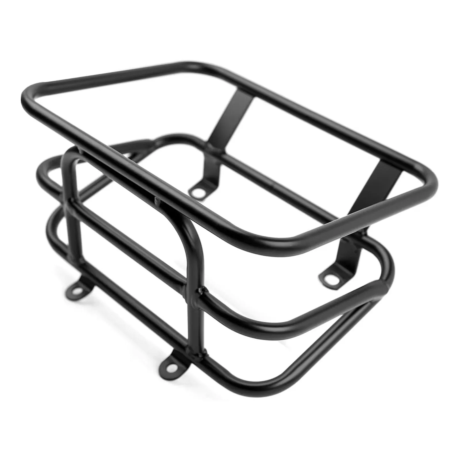 

Передняя багажная полка для мотоцикла с грузовым ящиком из тяжелого железного материала, совместимая с Yamaha Zuma 125 2022 2023, черный цвет