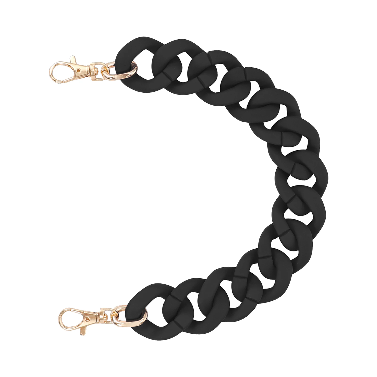 

Frosted Rubber Chain Strap Red Purse Durable Bag Chains Tote Straps Hanging Plastic Decor Handle DIY Lightweight Sturdy Bag