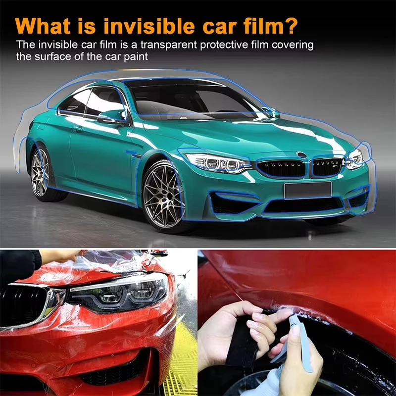 

For BMW M4 F82 2015-2020 TPU Paint Protection Film Self-Healing Clear Bra Pre-cut PPF Kit Car Body Anti-Scratch Resistant