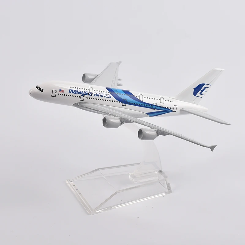 JASON TUTU Malaysia Airlines Airbus A380 Airplane Model Aircraft Diecast Metal 1/400 Scale Planes