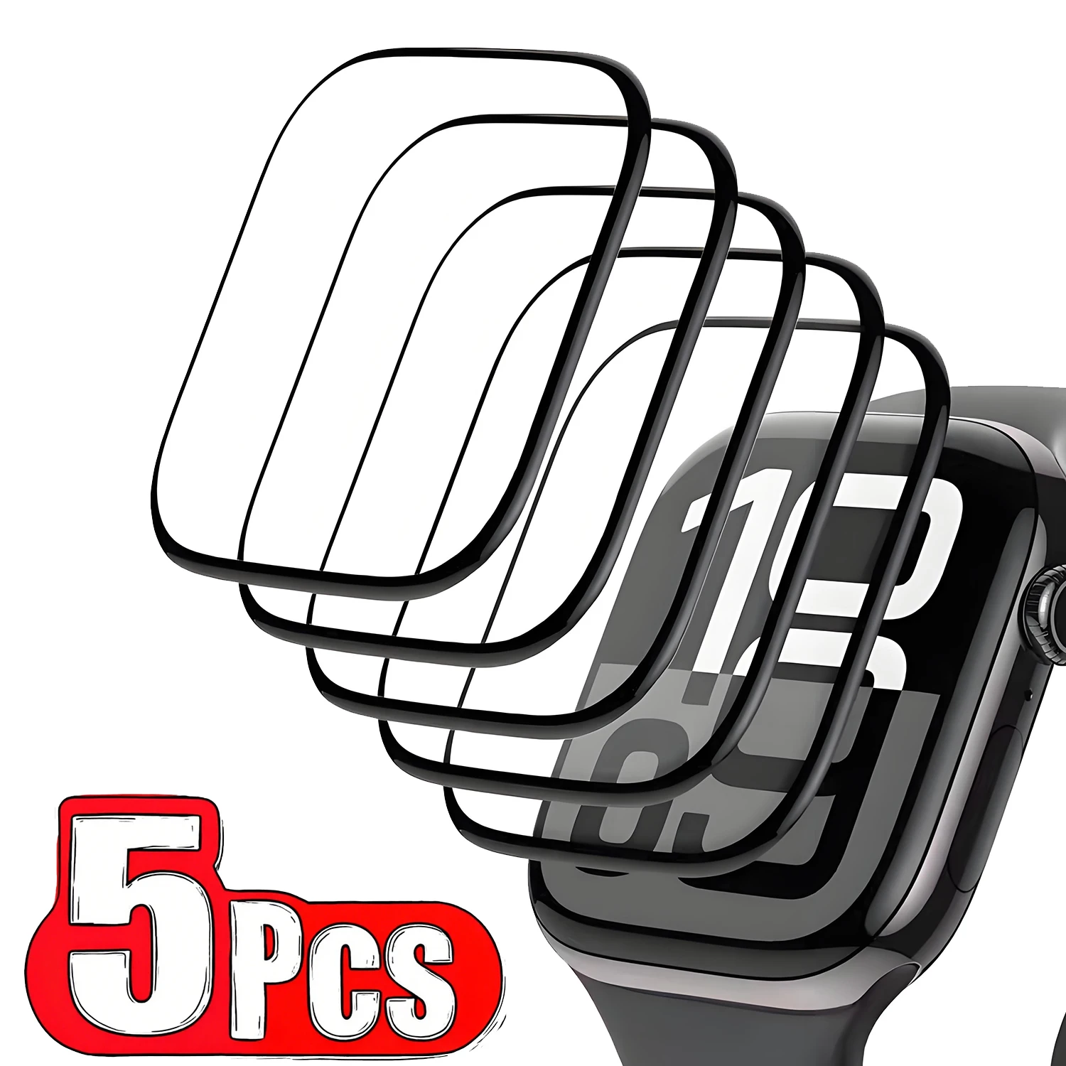 �y�Z�[�����z5 �̃v���e�N�^�[�t�B���� Apple Watch 46mm 42mm 40mm 41mm 45mm �ȖʃX�N���[���v���e�N�^�[ iwatch �V���[�Y 11 10 9 8 7 6 5 SE �E���g�� 49mm