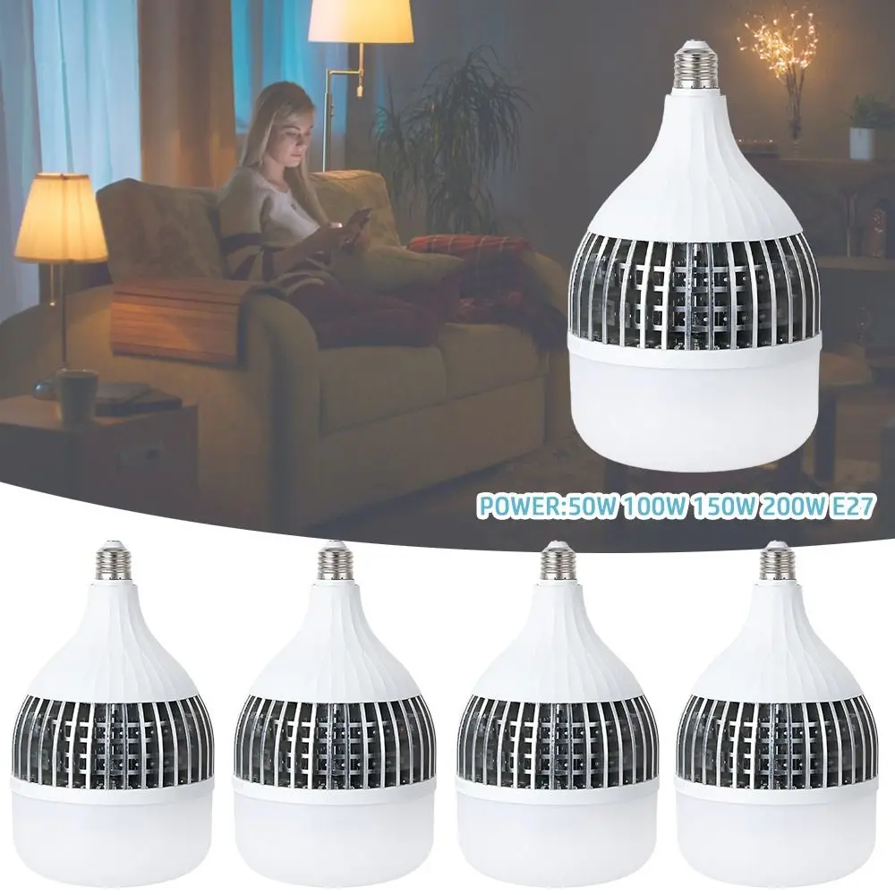 

Hot Sale White Day Light LED Light Bulb 50W100W150W200W Home Supplies Lamp E27 Lights Plant