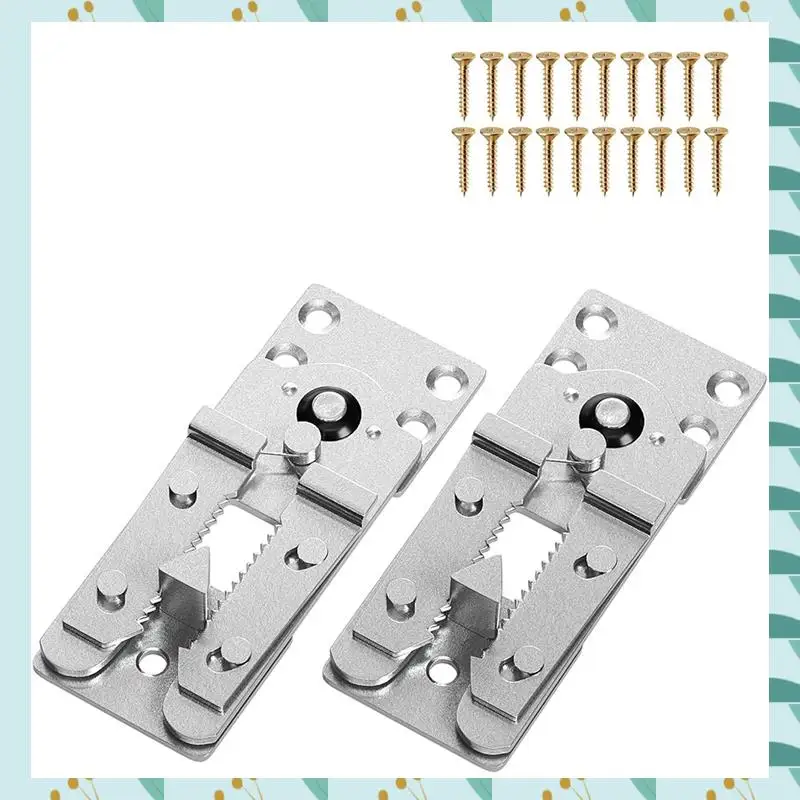

A71P Sectional Couch Connectors, Thickened Interlocking Alligator Couch Connectors To Make Sectional Stay (4 Pack+40 Screws)