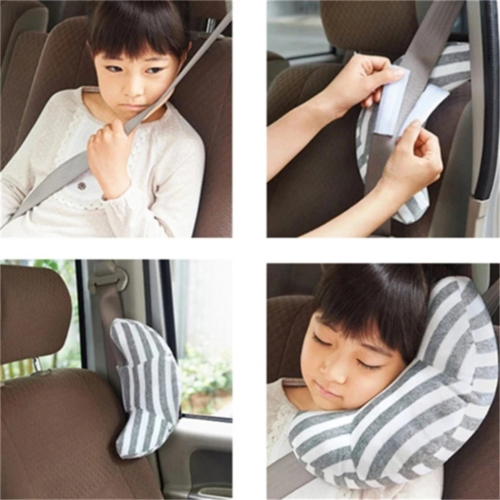 

Car Seat Headrest Pad Shoulder Support Cushion Cotton Soft Sleep Pillow Car Neck Pillow