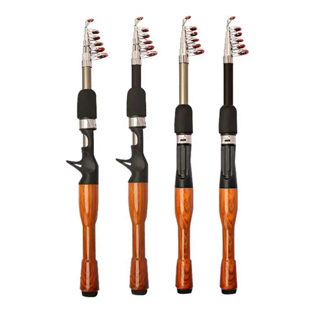 

Spinning/Casting 1.3m 1.6m 1.8m Fiber Material Ultralight Rod Telescopic Fishing Rod Casting Rod Carbon Material Fishing Rod