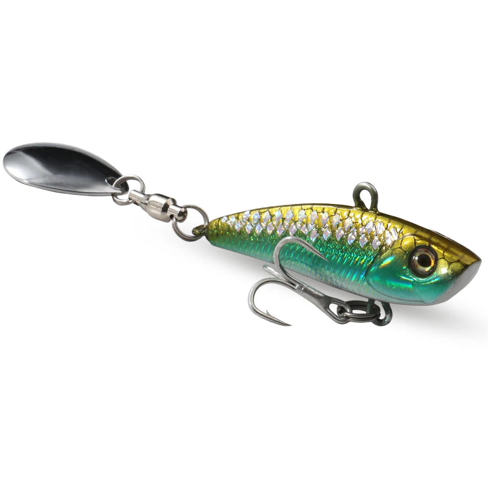GOBAIT Metall-VIB-Köder 8g 11g 21g Spinnerbait Harter Köder 3D-Augen Weitwurf-Jig für Barsch- und Forellenangeln 1-7 Stück Pesca-Angelausrüstung