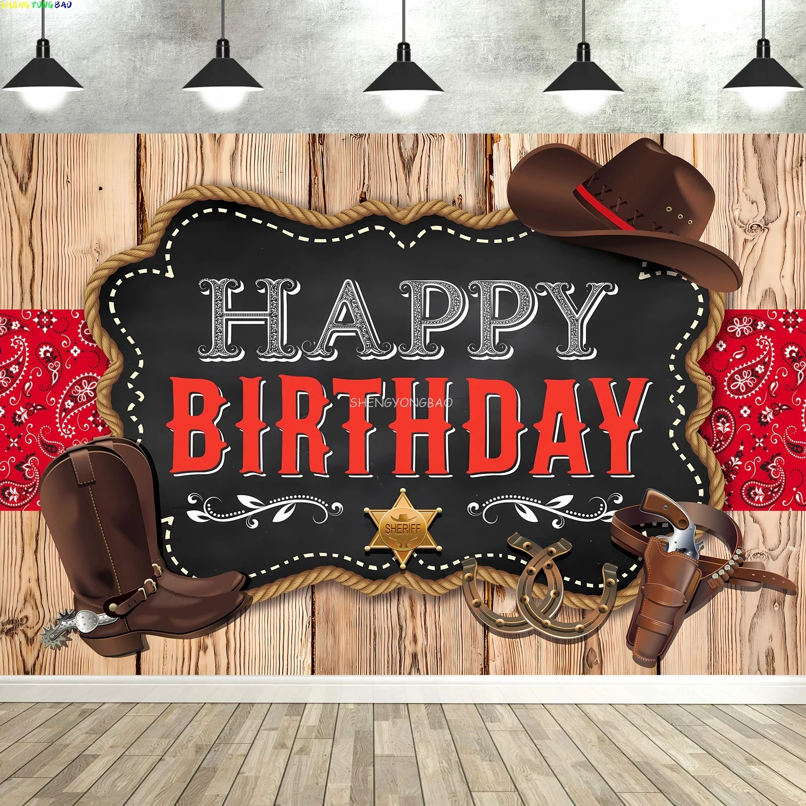 

Baby Shower Happy Birthday Party Photography Backdrops Newborn Kids Air Balloon Princess Tropical Jungle Photo Background BB-54