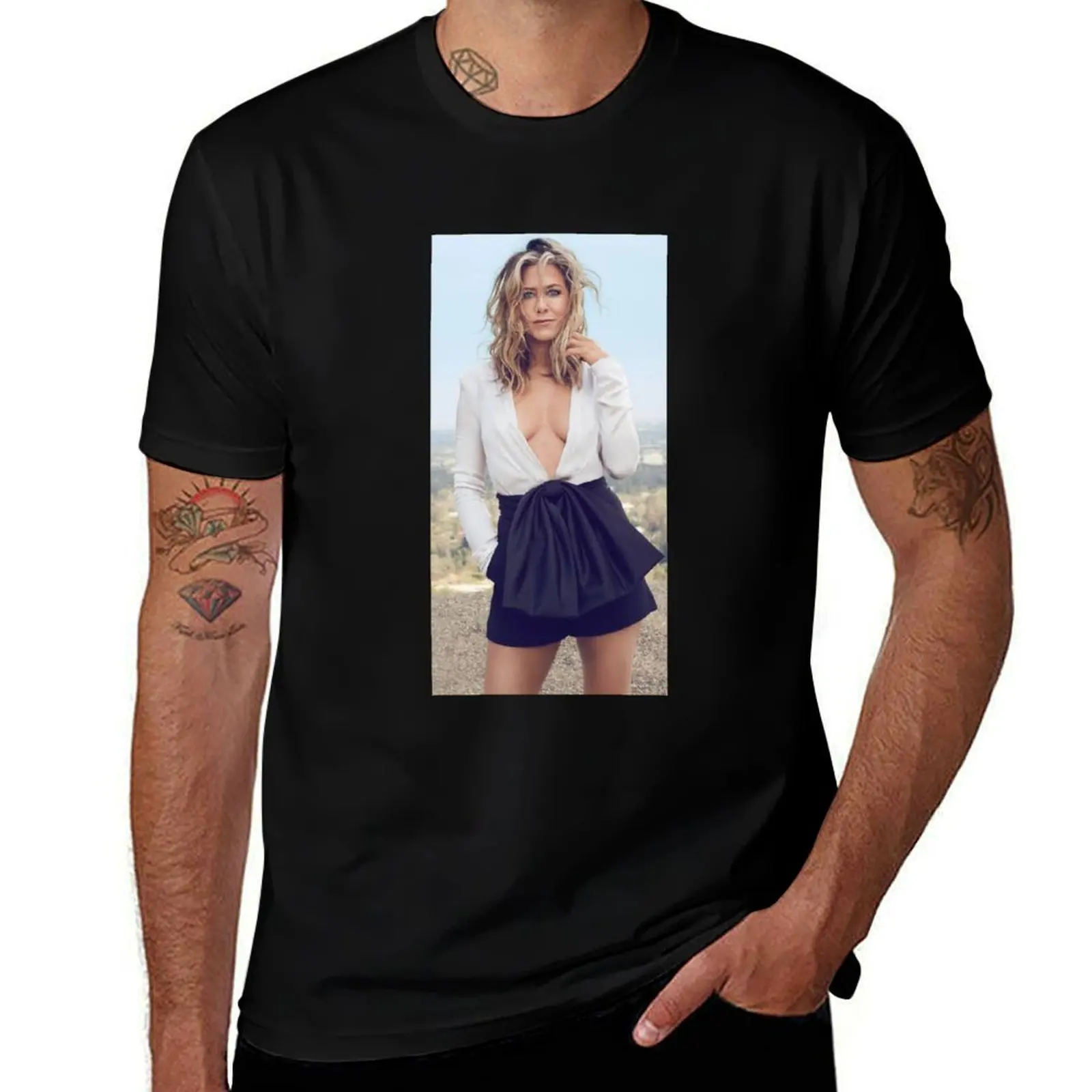 

Jennifer Aniston T-Shirt vintage graphic tee graphics summer top shirts graphic tee men