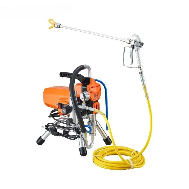 

2000W 2200W Airless Wall Paint Spray Gun With High Pressure Pipe Sprayer Machine Airless High Pressure Spraying Machine