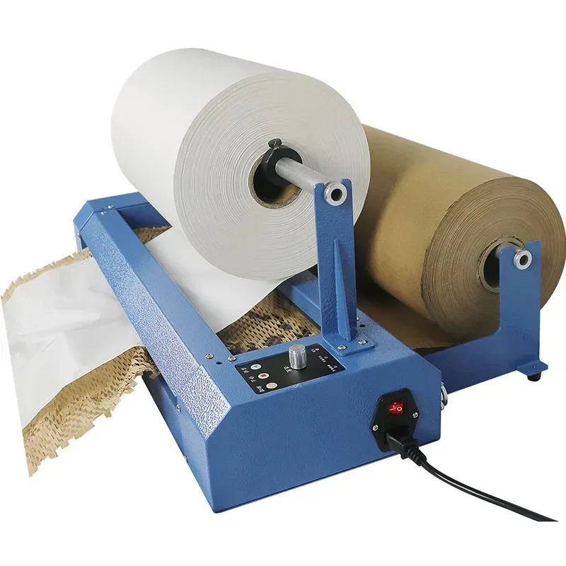 Small New Filled Paper Kraft Paper Machine Grid Stretched Honeycomb Foot Type Fully Automatic Honeycomb Paper Packaging Machine