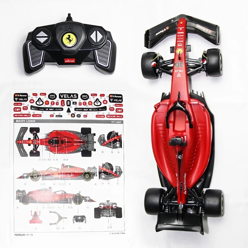 1/18 2022 Ferrari F1-75 #16 Charles Leclerc F1 Formula Racing Drift RC Car Toy Model Collection Gift Remote Control Vehicle Toys