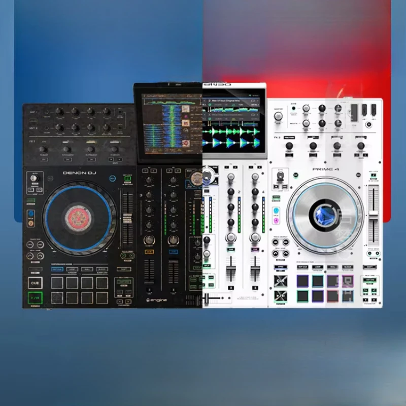 Not DJ Controller!Denon/Prime4 Integrated DJ Controller Disc Film PVC Imported Protective Sticker.Just Protective Film