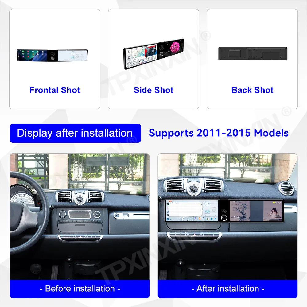 

For Mercedes-Benz Smart 2011-2015 Android Car Radio Multimedia Video Wireless Carplay Autoradio Stereo GPS Navigation Head Unit