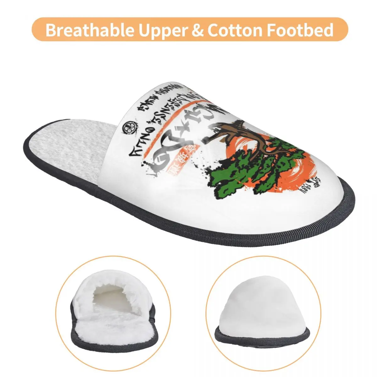 شباشب مياجي دو كاراتيه مخصصة من رغوة الذاكرة دافئة وناعمة للنساء شبشب منزلي أحذية مريحة للاستخدام الداخلي