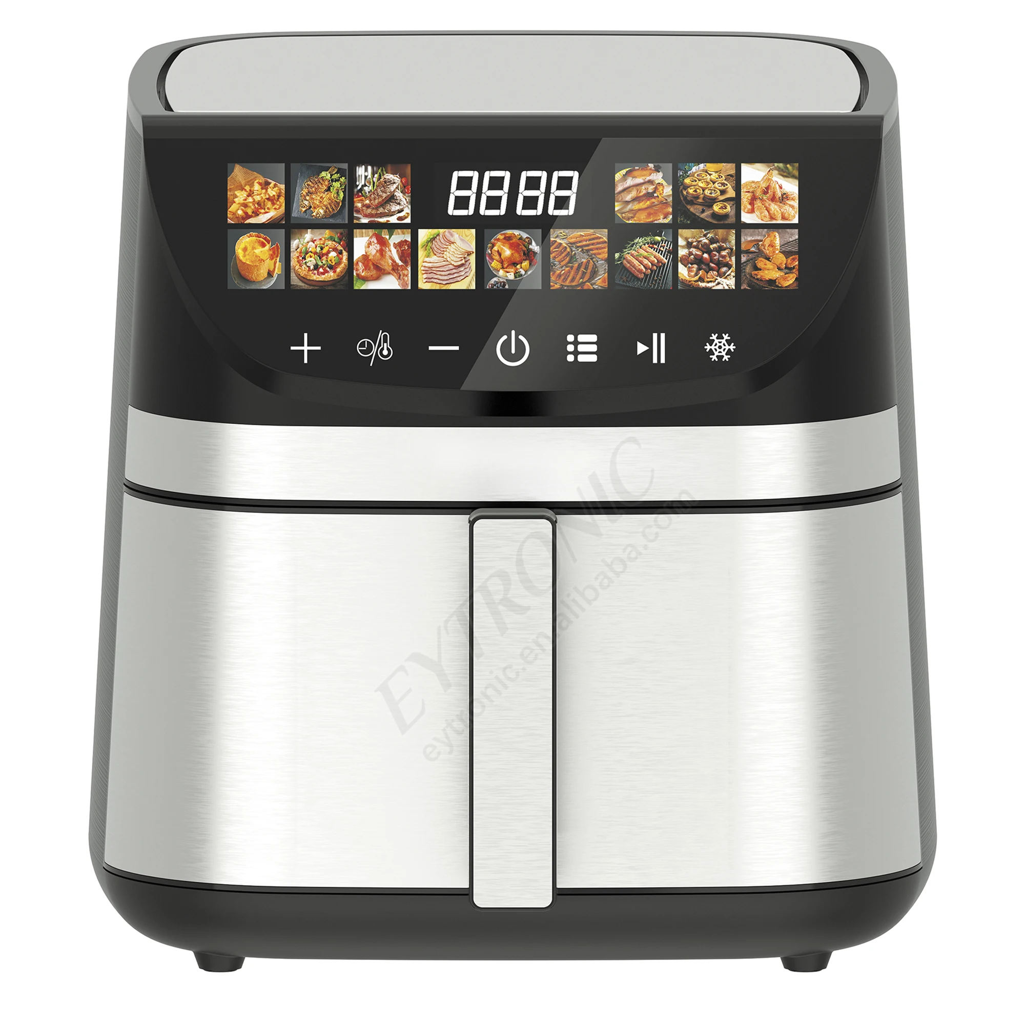 

2026 New Model Multi-functional 8L Newest Kitchen Appliance with Rapid Smart Air Fryer Electric Digital Stainless Steel OEM