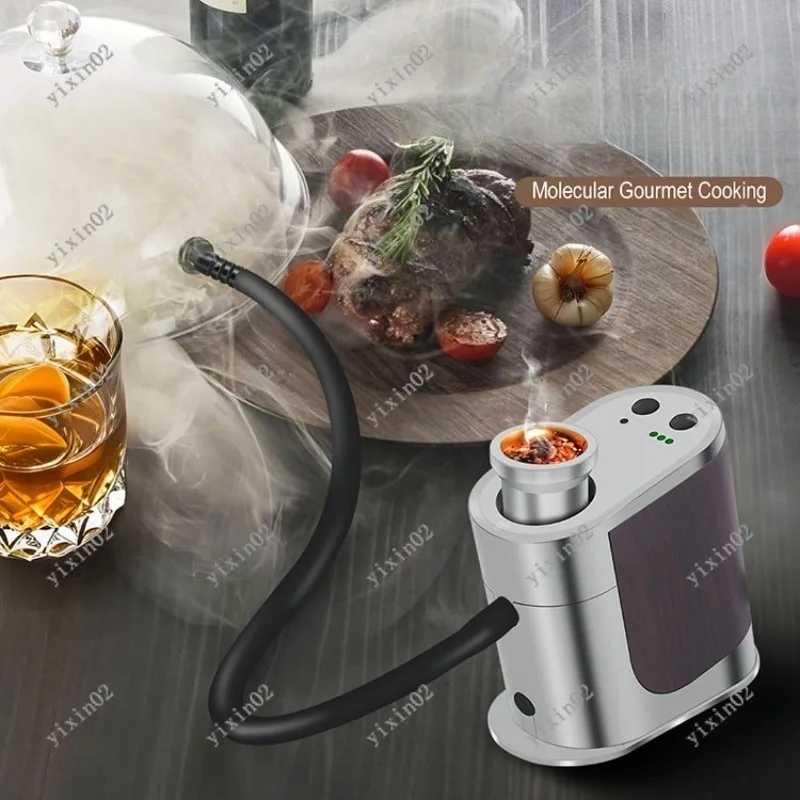 

Portable Food Smoker Gun Molecular Gastronomy Tool for Steak Fish & Drinks