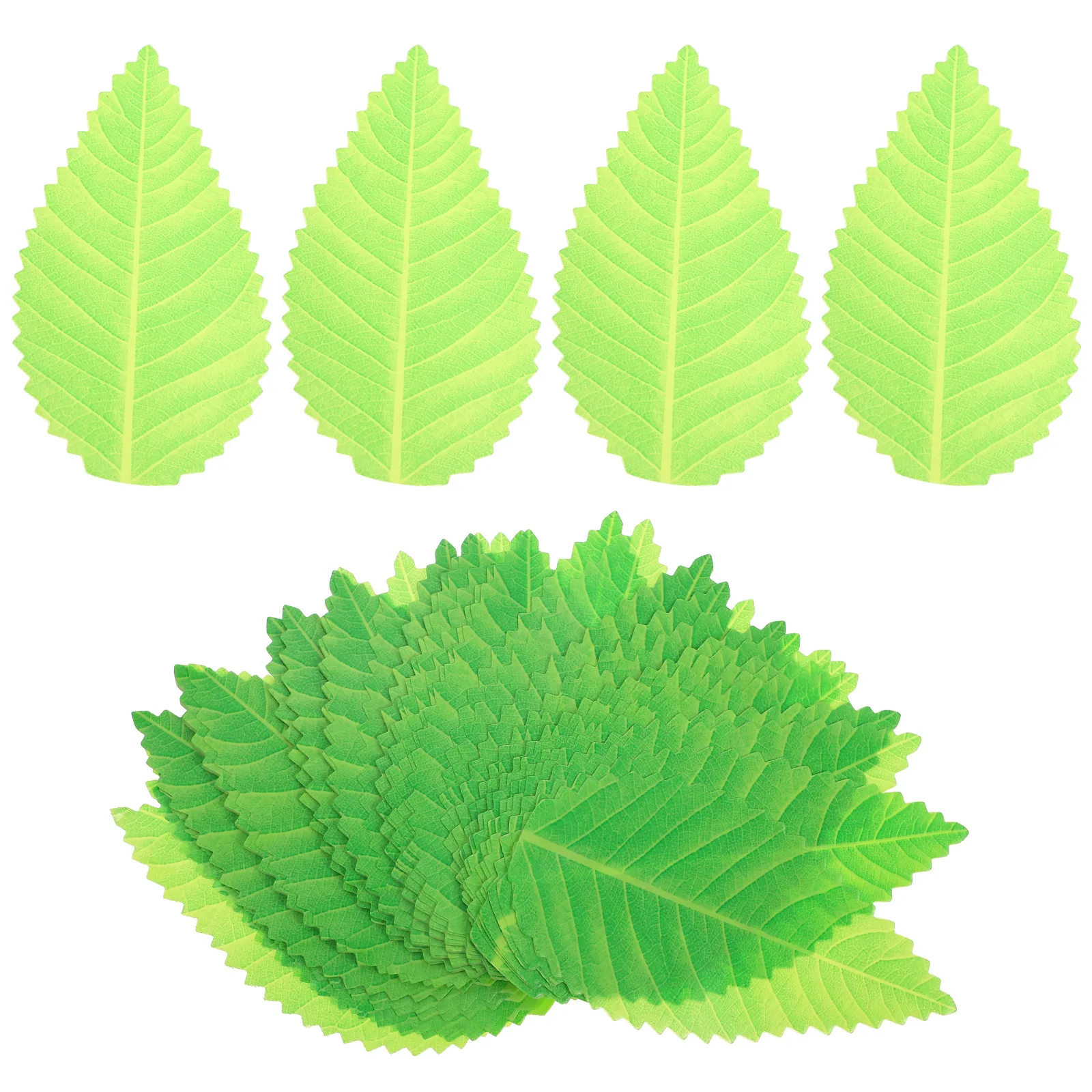 

200 Pcs Sashimi Plate Sushi Decoration Grass Decorative Leaves Resin Decorations