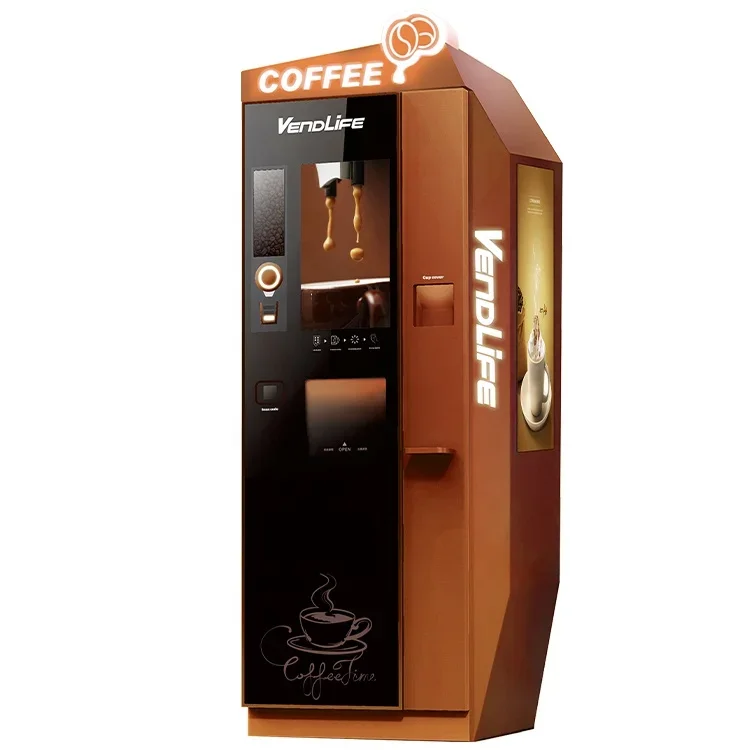 24 Hours Unmanned Self Service Coffee Machine Automatically Vendo Machine Self-service kahve makinesi