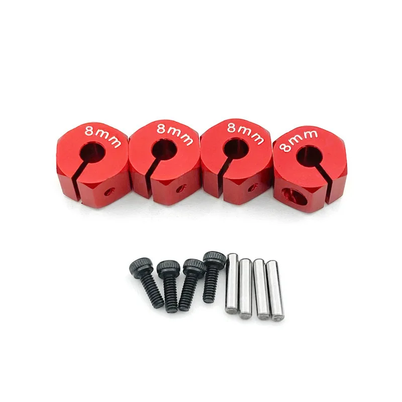 

12MM Wide Wheel Hex Adapters 8-12mm Thickness for 1/10 RC Crawler SCX10, CC01, WRAITH, 90027, 90034 Upgrade Parts