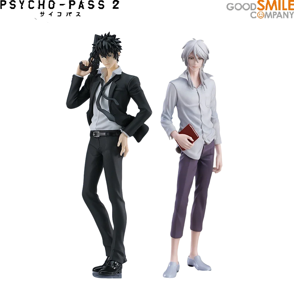 18 cm Psycho-pass Psycho Pass 18 cm Makishima Shougo Kougami Shinya Anime Pvc Modell Figur Cool Man Desktop peripherie Oranment Spielzeug