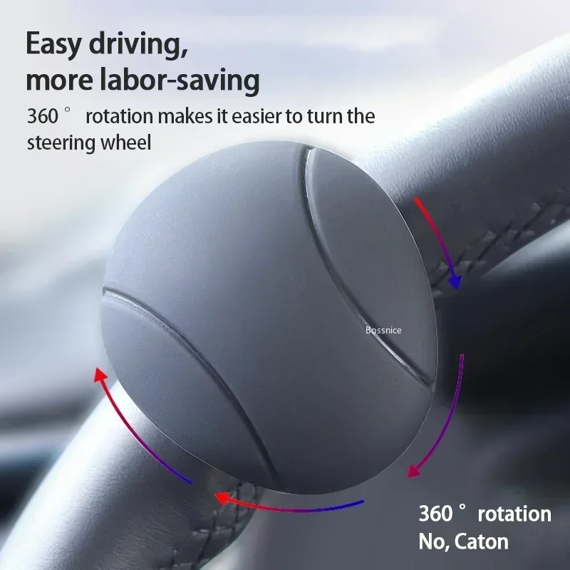 

Silicone Steering Wheel Assist Ball - Car Steering Aid with Ball Bearing for Effortless Turning, Vehicle Steering Wheel Helper