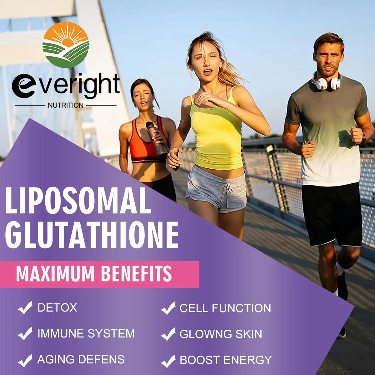 Glutathione Capsules - Health Supplement  Pure Reduced, Antioxidant Immunity Dull Skin Whitening Healthy Supplement - Non GMO