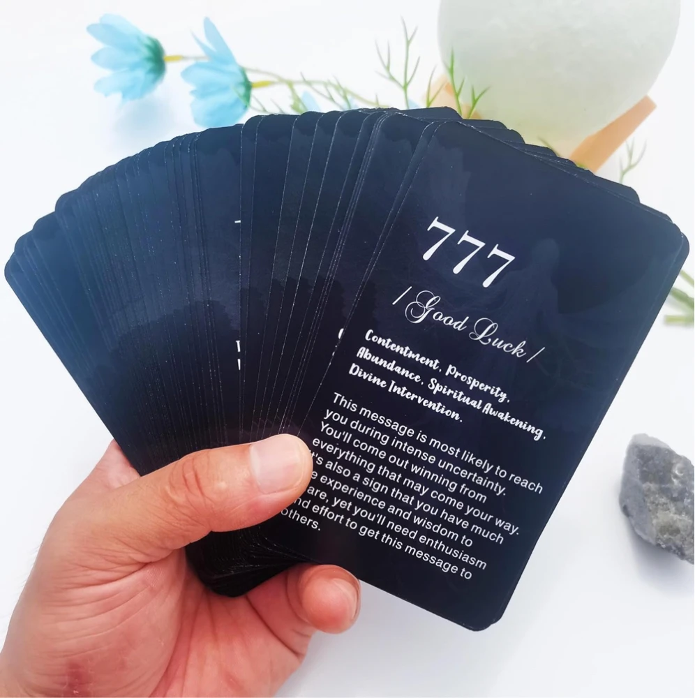 12x7 cm Angel Number Oracle Cards Games