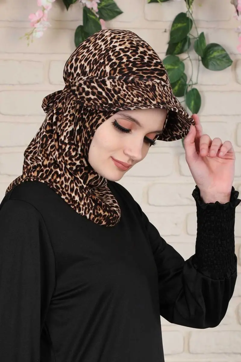 Boné de algodão penteado com viseira